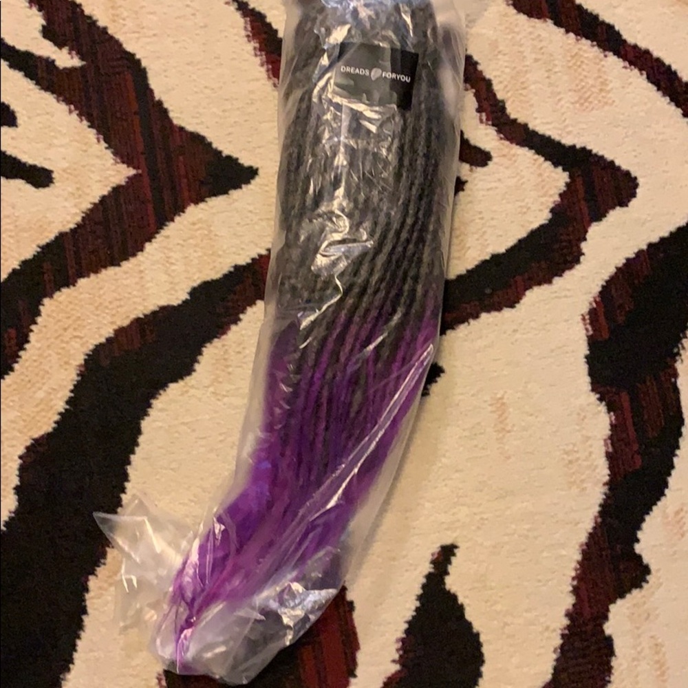 Brand New DE Synthetic Dreadlocks Dreads Purple